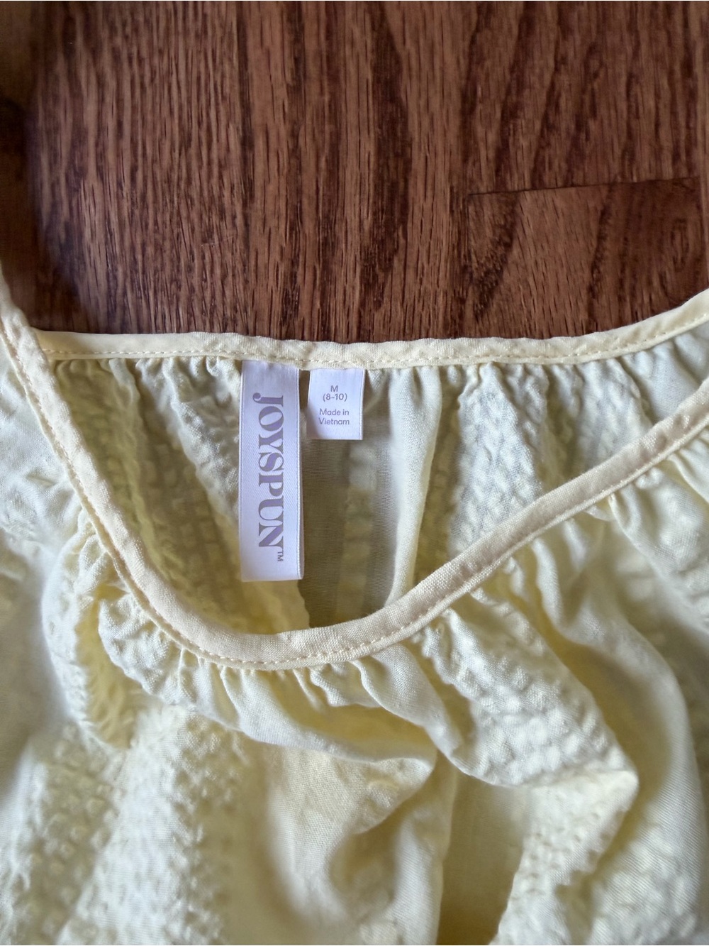 Light Yellow Ruffle Strap Tank Top - Picture 2 of 4